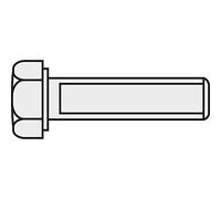 Viti testa esagonale M3 16 mm Esagonale DIN 933 Ottone 10 pz. TOOLCRAFT 222525