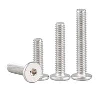 Viti Torx a testa pan, Bulloni Torx Ultra Sottile Con Testa Wafer In Acciaio Inossidabile A Sei Lobi, Dimensioni Multiple, Confezione Da 10(M2.5x4mm)