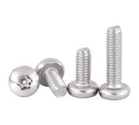 Viti Torx a testa pan, Torx Vite di sicurezza Viti a testa tonda in acciaio inossidabile M2-M5(M5x18mm)