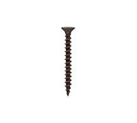 Viti TPS Bronzate PRO Anti-Crepa per Legno, Testa Piana Svasata a Scomparsa, Impronta Pozidriv, Professionali per Falegnameria, Misura 4x60 mm, Scatola 100 Pezzi