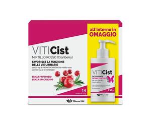 Viticist Promo Speciale Integratore 14 bustine In omaggio Detergente intimo