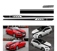 Vitihipsy 5 pezzi adesivi per auto, striscia del cofano adesivo striscia laterale dell'auto decalcomanie della banda dell'auto auto tuning adesivo per paraurti in vinile per auto