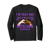 Vitiligo Awareness World Vitiligo Day Support Maglia a Manica