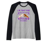 Vitiligo Awareness World Vitiligo Day Support Maglia con Maniche Raglan