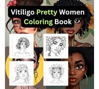 Vitiligo Pretty Women Coloring Book