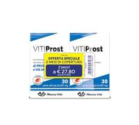 VitiProst - Integratore Prostata e Benessere Urinario, con Serenoa Repens e Vitamina D, 2 Confezioni da 30 Perle Soft Gel da 667 mg