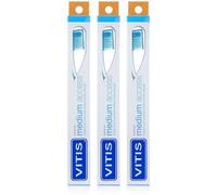 Vitis® Medium Access Blister Spazzolino + Dentifricio da 15 ml 3x1 St