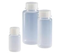 Vitlab Bottiglia a collo largo in polipropilene con tappo a vite, trasparente, filettatura GL 45, capacità 500 ml, diametro 76 mm, altezza 166 mm, 12 pezzi