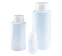 Vitlab LDPE - Bottiglia a collo largo con tappo a vite in PP, trasparente, filettatura GL 63, capacità 1000 ml, diametro 91 mm, altezza 226 mm, 12 pezzi