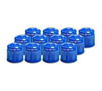 VITO - 12 cartucce gas campeggio 190g VITO bombola gas butano perforabile sicurezza stop gas TUV