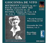 Vito, Gioconda de - Gioconda de Vito Vol. 3