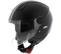 Vito Moda Bambino, casco jet bambini 3XS male Opaco Nero/Bianco