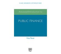 Vito Tanzi Advanced Introduction to Public Finance (Tascabile)