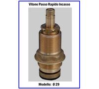Vitone Ricambio Rubinetto Passo Rapido Incasso Vitoni Ricambi per Rubinetteria