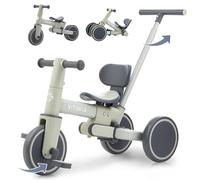 VITONIS 5 IN 1 Triciclo Bambini Triciclo con Maniglione, Girello per Bambini da 1 a 4 anni, Adatto a Bambini e Bambine