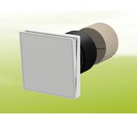 Vitovent 100-D Typ H40E B55 (L) Viessmann incluso rivestimento per spalletta della finestra bianco, tubo da 700 mm