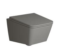 VitrA Equal WC a parete con VitrAFlush 2.0, 7245B476-0075, Equal grigio pietra opaco [WC > WC]