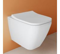 VitrA Integra WC sospeso con VitrAFlush 2.0, 7082B003-0075, Integra bianco [WC > WC Sospesi]