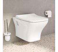 VitrA Matrix WC a parete con Smooth Flush, 8485B003-1867+891-003R319, Matrix bianco [WC > WC]
