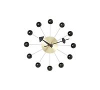 VITRA Orologio da parete Ball Clock 33cm (Ottone/Nero) nero