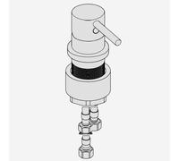 VitrA rubinetto termostatico per WC con scarico sifonico sospeso con funzione bidet, A45671EXP, Universal cromo [WC > Ricambi WC]