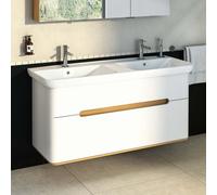 VitrA Sento lavabo con mobile, 2 scomparti estraibili, 61187, Sento [Mobili da Bagno > Mobili con Doppio Lavabo]