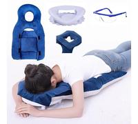 Vitrectomy Recovery Pillow - Supporto regolabile a faccia in giù per il foro maculare e distacco della retina - Include 3 cuscinetti per il petto per un maggiore comfort
