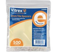 Vitrex - 102000 distanziatori essenziali piastrelle (500) 2 mm
