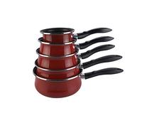 Vitrinor A03-JG05C2 - Set di 5 pentole smaltate bordeaux induzione