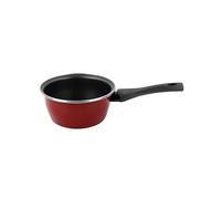 VITRINOR Pepe rosso, casseruola 18 cm, antiaderente rinforzato, induzione, acciaio smaltato, riscaldamento rapido, esterno rosso