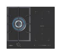 Vitrokitchen VG611NN Piano Cottura a Gas e Induzione 3 Zone 60 cm