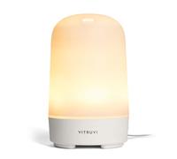 Vitruvi Diffusore di Oli Essenziali a Ultrasuoni, Diffusore per Aromaterapia, Diffusore per Casa, Camera dei Bambini, Decorazione per la Stanza, Bianco, LED, Plastica
