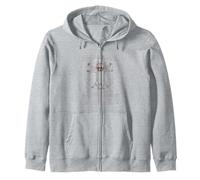 Vitruvian Frenchie Felpa con Cappuccio