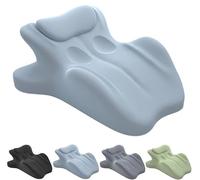 Vitrywei Chiro Monk Couple Pillow, Sweet Spot Pillow, Ergonomic Posture Support for Spinal, 27° Angle Perfect Position,Multi-Functional Bed Pillows,Ideal for Sitting and Lying (Blue)
