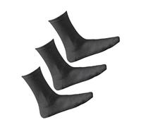 vitsocks Calzettoni Sportivi BAMBÙ Antiodore Spugna Uomo (3 PAIA) Calzini Skate Tennis Basket Tema American Crew Socks, 3x nero, 39-42