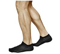 vitsocks Calzini Corti Uomo BAMBÙ (3 PAIA) Calze Basse Estive Sneaker Traspiranti Effetto Rinfrescante, nero, 44-46