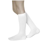 vitsocks Calzini Morbidi Sottili Lunghi al Ginocchio Bambini (3 PAIA) Cotone Leggero, bianco, 31-34