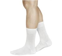 vitsocks Calzini Sottili Leggeri 100% COTONE Puro Uomo (3 PAIA) Morbidi e Traspiranti, bianchi, 39-41