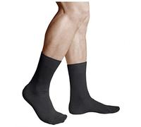 vitsocks Calzini Sottili Leggeri 100% COTONE Puro Uomo (3 PAIA) Morbidi e Traspiranti, neri, 44-46