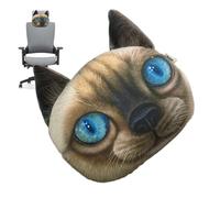 Vitsrisea Auto Per Sedile Di Guida | Supporto Morbido Traspirante con Gatto - Auto per Bambini | Per Bambini Viaggio Guida Sonno Gita Lunga Distanza