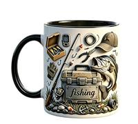 Vitsrisea da Caffè Pesca | da Caffè in Ceramica - per Cioccolata Calda | Ideali per Ufficio, Casa, Studio, Soggiorno, Succo, Vino, Bevande