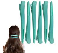 Vitsrisea Fermaglio per capelli per separare | Fermagli per capelli colorati - 6 fermagli per capelli spessi, accessori per acconciature portatili per presagi, ragazze