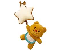 Vitsrisea Giocattolo musicale per passeggino, ciondolo per passeggino Bell - BURCH CHE BURCH PLUSH BELL CATHEATTO STAR CATTLE,CHIME Sensory Toy Soft Music Box per culla