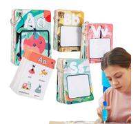 Vitsrisea Libro da colorare ad acqua | Carte educative per l'alfabeto e le lettere per l'apprendimento, libro da colorare per pennarelli, per bambini, ragazze, viaggi, auto, feste, compleanni, casa