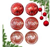 Vitsrisea Ornamenti natalizi a forma di palla,Set decorativo - Decorazioni natalizie e per feste regali | per finestre, pareti, casa, caffè, hotel, centro commerciale, ristorante