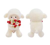 Vitsrisea Peluche Pecora - Figura Abbracciabile Da 30 Cm, Bambola Da Esposizione Per Camera Da, Decorazione Per Sedile Del Soggiorno, Ornamento Per Veicolo Per Divano | Disposizione Interna Della Ca