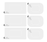 Vitsrisea Set di Adesivi Elettrostatici per Il Parabrezza-6pcs Fogli di Film Non Adesivi Trasparenti, Pad Riutilizzabili Dash Cam | Patch di Protezione in Rimovibile, Strato di Montaggio della F