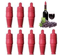 Vitsrisea Stop per bottiglie di vino - Coperchio morbido riutilizzabile,Chiusure in silicone per champagne, bevande, viaggi, bar, feste, cibo, ristorante, cucina