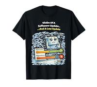 Vittima di Un Aggiornamento Software... E di Un Aggiornamento della Legge - Umorismo Drone Maglietta