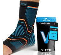 VITTO Cavigliera Ortopedica - Cavigliera Sportiva Per Danni Ai Legamenti, Caviglie Deboli, Tendinite Di Achille e Artrite (Manica, XL)
